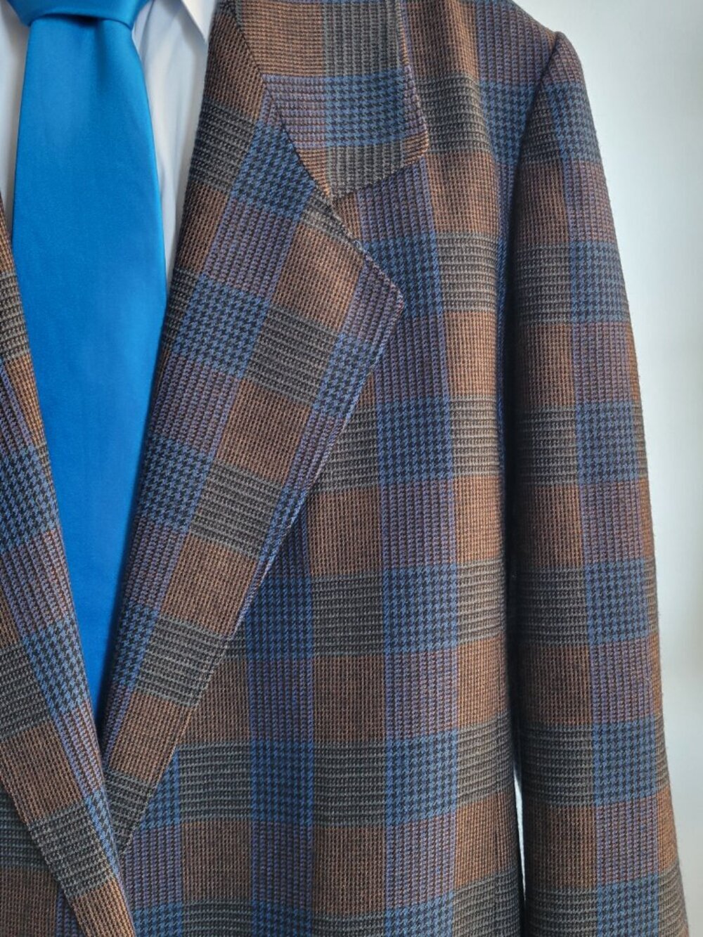 Vintage NORGAL LTD. New York Men’s 100% Wool Plaid Sport Coat Blazer 38R - Picture 7 of 16